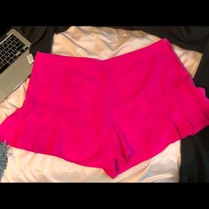 plus ruffle shorts